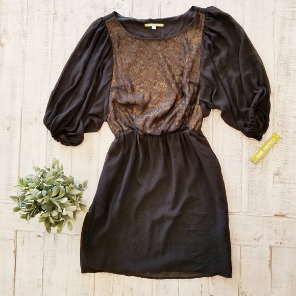 Holiday New Years Gianni Bini Fiona Sequin Midi Dress - Picture 2 of 8